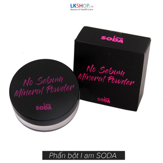 [CHÍNH HÃNG HÀN QUÔC] Phấn Phủ Kiềm Dầu Dang Bột I Am Soda No Sebum Mineral Powder 5g