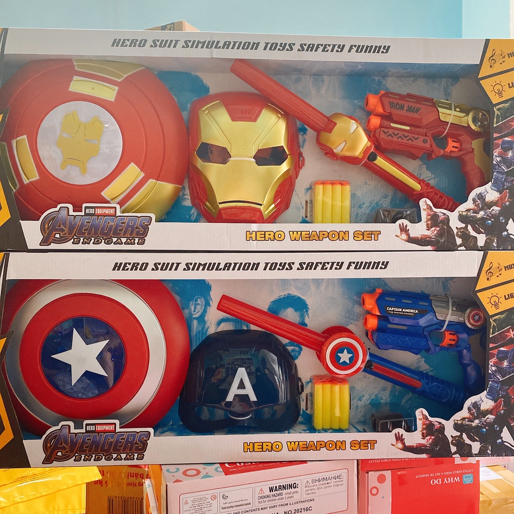 Đồ chơi siêu nhân superman hít xốp + côn pin cho các bé trai