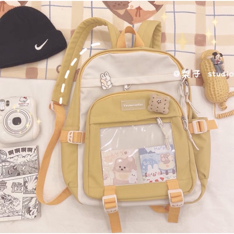 Balo Yaho dày dặn nhiều ngăn phong cách Nhật Bản Hiyoshop