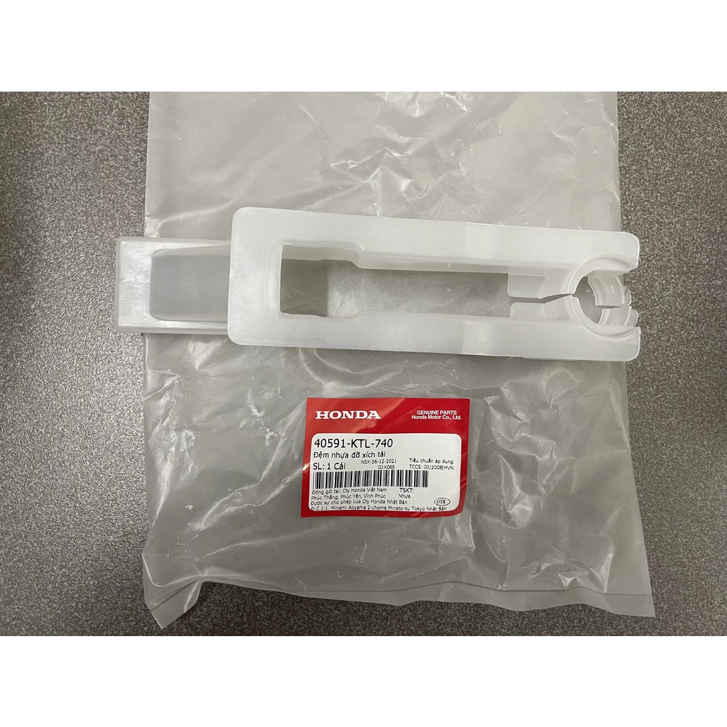 Cao su đỡ sên, đệm nhựa đỡ xích tải xe fu neo fu x fu 2 wave anpha bụng 100 RS 100 hàng chính hãng 40591KTL740