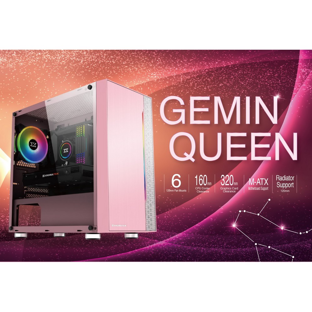Case máy tính XIGMATEK Gemini Queen