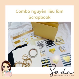 Combo nguyên liệu đầy đủ Scrapbook