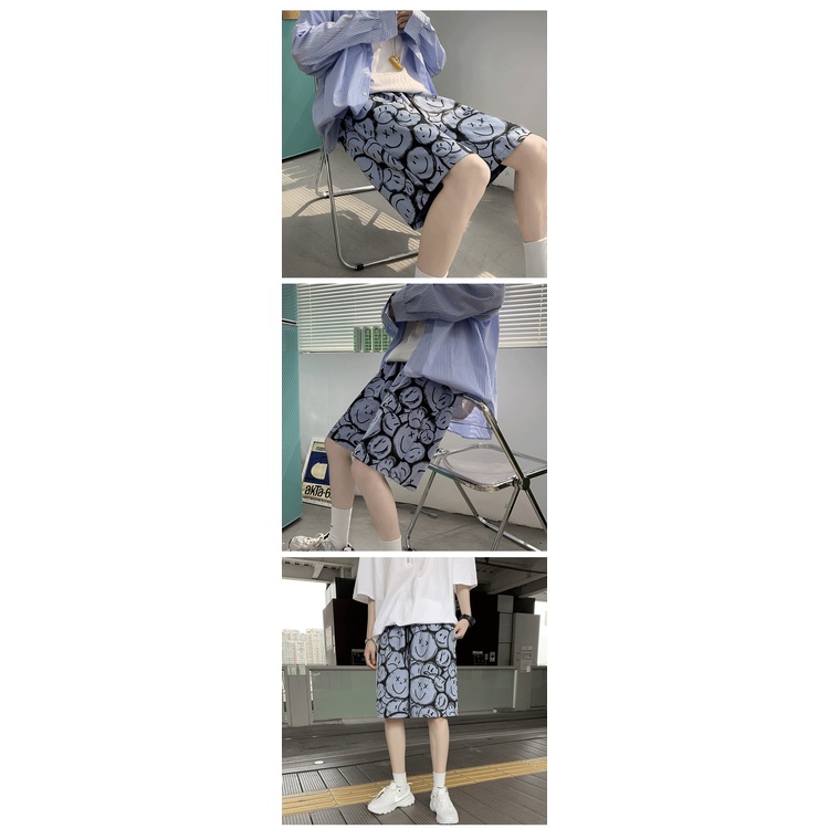 Quần Short Ống Rộng Phong Cách Hip Hop Đường Phố Thời Trang Mùa Hè Cho Nam