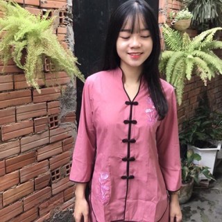 đồ lam đi chùa(cổ tàu viền)