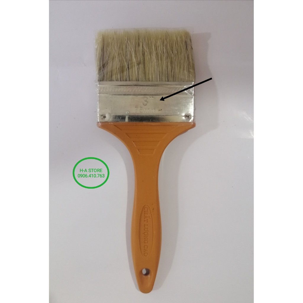 Cọ quét sơn / chổi quét sơn cán nhựa 0.5 / 1 / 1.5 / 2 / 2.5 / 3 / 4inch