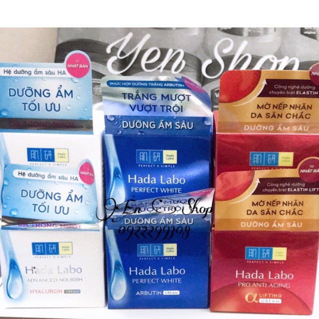 [ Phiên Bản Mới ] Kem dưỡng cải thiện lão hóa da  Hada Labo Pro Anti Aging  Cream 50gr
