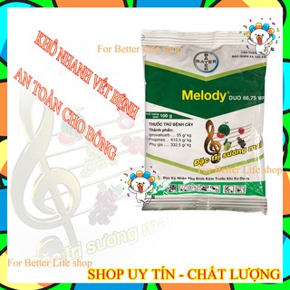 Thuốc Trừ Bệnh MỐC SƯƠNG MELODY Gói 100gr.