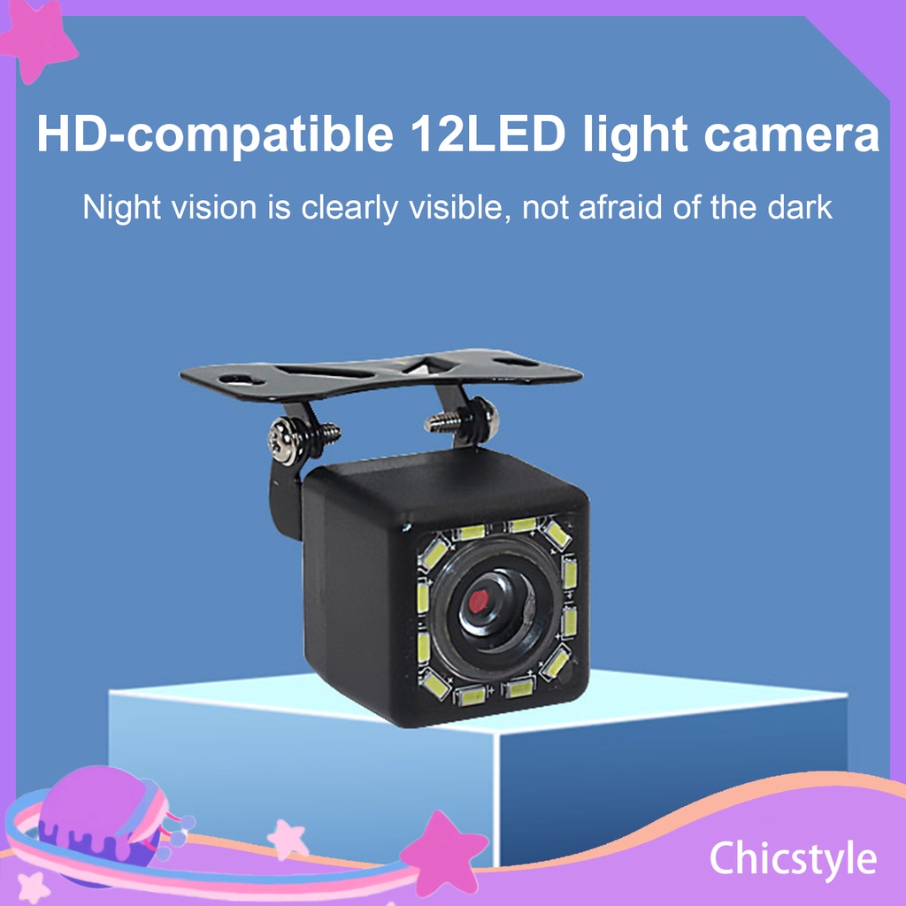 Camera lùi xe 12 bóng LED góc rộng 170 độ
