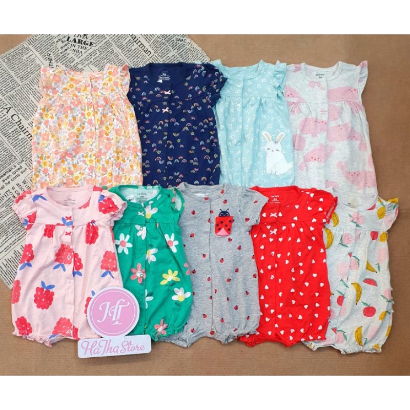 Romper / Body đùi Carter cho bé gái (3-13kg)