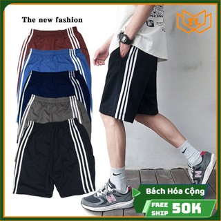 Quần đùi nam 3 sọc nhiều màu