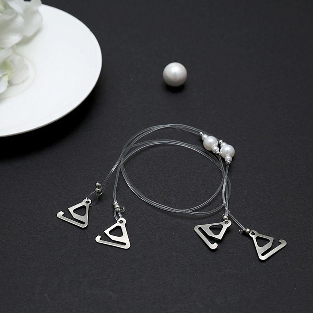 1 Cặp Khóa Kim Loại Phụ Kiện Cho Đám Cưới|Dây Áo Ngực Dạng Hạt Thời Trang