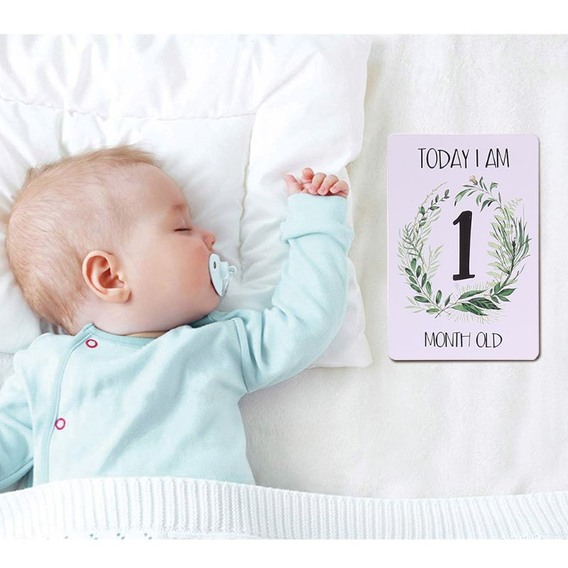 Thẻ Hình Dùng Làm Quà Lưu Niệm Cho Bé Sơ Sinh 0-12 Tháng Tuổi