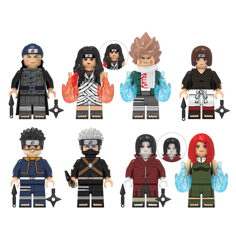 Mô Hình Nhân Vật Uchiha Kakashi Zetsu Yahiko Rock Lee