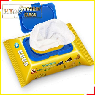 Khăn giấy lau giày shoes sneaker thần thánh bịch 30 tờ