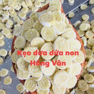 Kẹo dừa non lá dứa Hồng Vân túi 500g