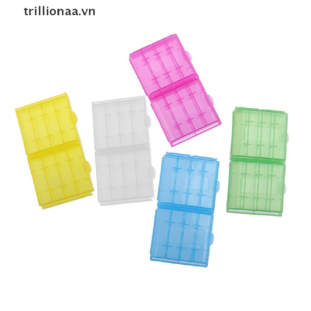 Bộ 2 Hộp Nhựa Mini Đựng Vật Dụng Cho AAA / AA