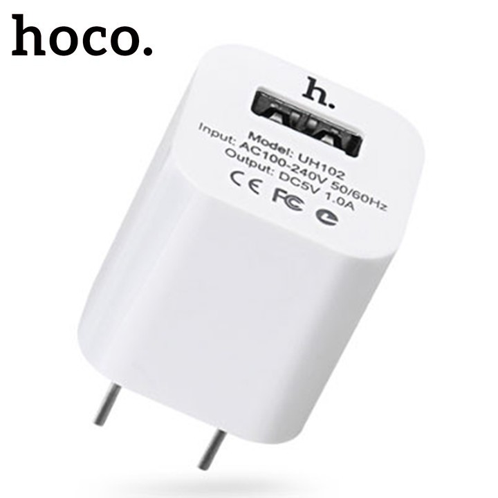 Củ sạc Hoco UH102 5V/1A chính hãng cao cấp có bảo hành