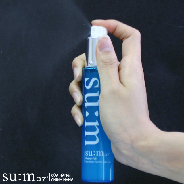 Xịt khoáng cấp ẩm sâu cho da Su:m37 Water-full Timeless Water Gel Mist (2x60ml)