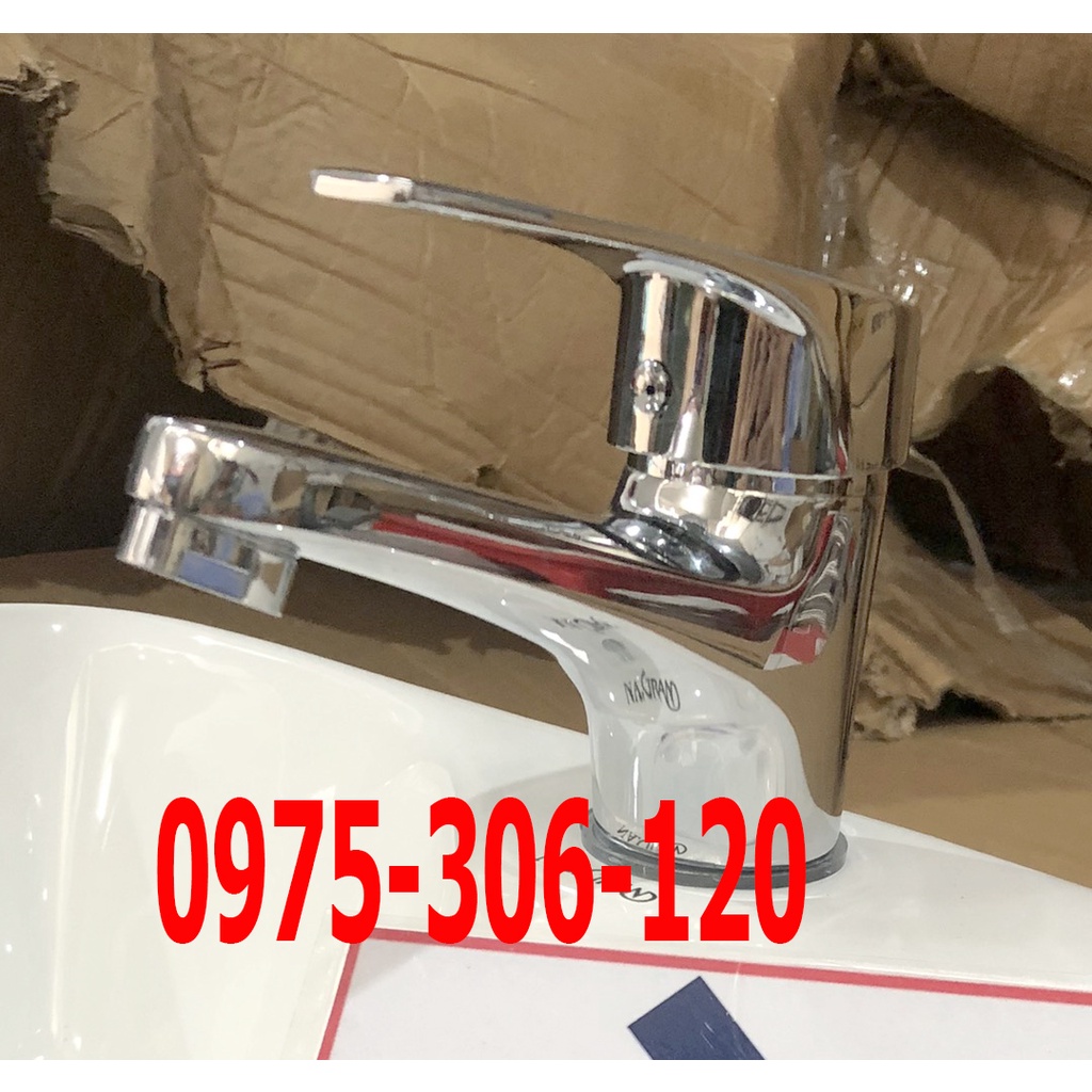 [LOẠI 1-HÀNG ĐÚC] Vòi Rửa Mặt Lavabo Nóng Lạnh Cao Cấp N3008 FOTAR đồng thau mạ crom và 2 dây nóng lạnh