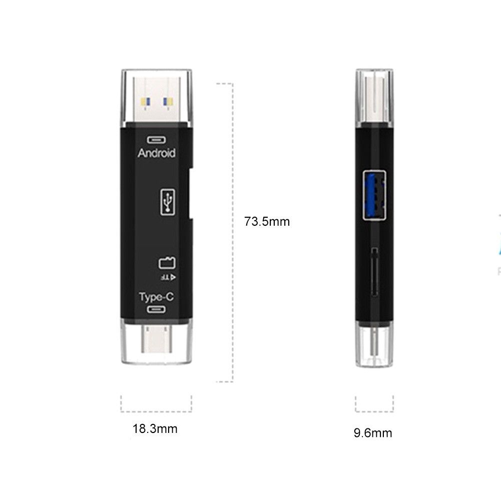 Đầu Đọc Thẻ Nhớ Micro Sd Usb Tf Otg Sang Usb 2.0 Cho Android Ios Tablet Pc At