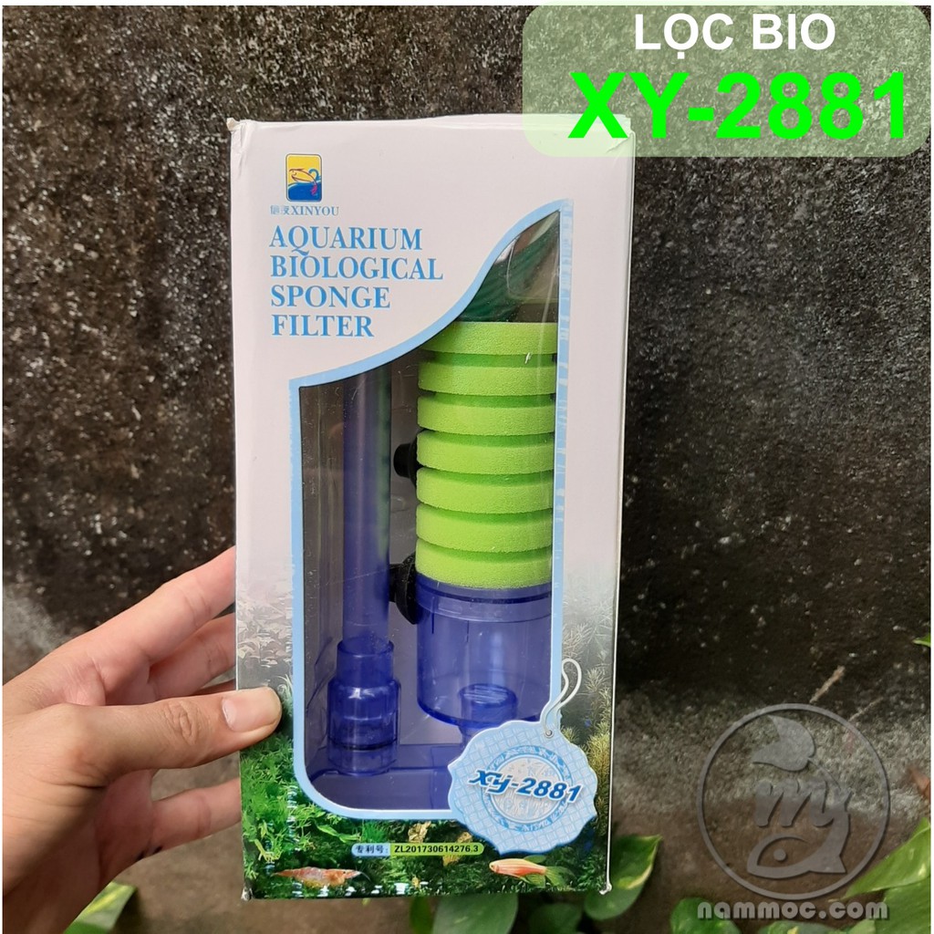 Lọc Bio Đơn XY-2881 | Đôi XY-2882 | Lọc Bio, Sủi Bio Cho Bể Cá, Tép Cảnh [có kèm sứ lọc]