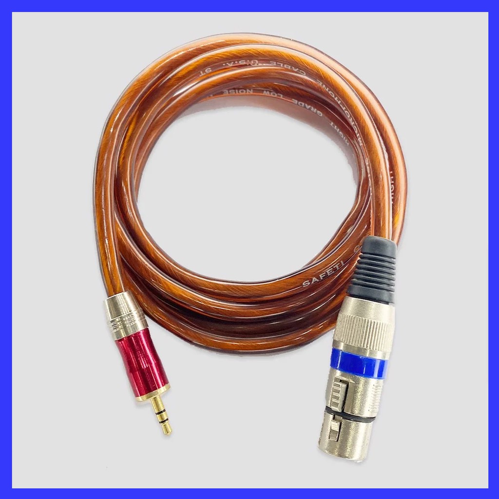 Dây Micro 3.5mm - 3.5mm to XLR Cable Microphone (1.8M)