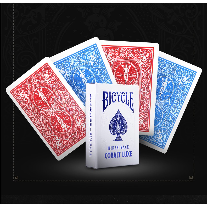Bộ Bài Bicycle Rider Back Coralt Crimson Luxe Playing Cards Playing Cards, Thẻ Sưu Tập USPCC, Trò Chơi Thẻ Ma Thuật, Đạo Cụ Ảo Thuật Cho Nhà Ảo Thuật