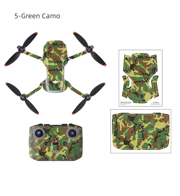 Miếng Dán Bảo Vệ Drone Chống Thấm Nước Họa Tiết Đa Dạng Cho Dji Mavic Mini 2