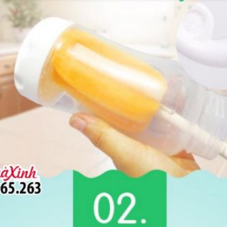 Bộ dụng cụ cọ rửa, vệ sinh bình sữa 5 món