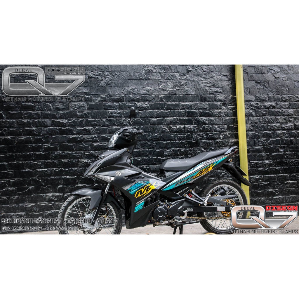 Tem Rời EXCITER 150 XANH ĐEN