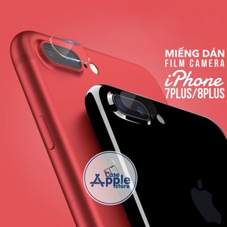 Miếng dán Film bảo vệ Camera iPhone 7 Plus/8 Plus (cường lực dẻo iphone, AppleCaseStore)