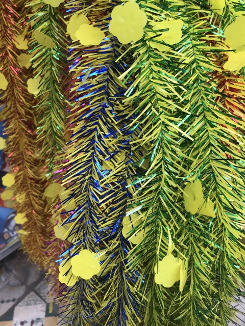 Combo 5 Dây kim tuyến trang trí phối màu loại đẹp dài 1,5m