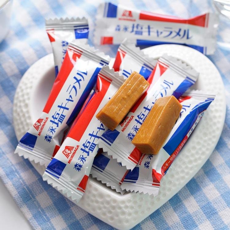 Kẹo caramel muối Morinaga nội địa Nhật