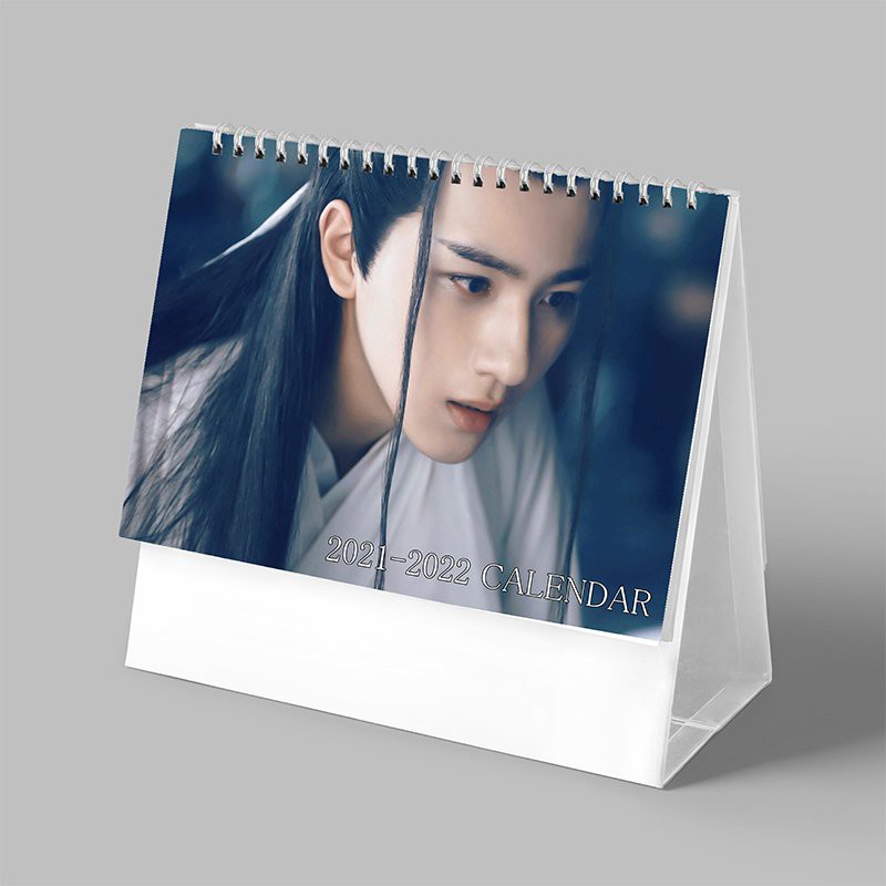Lịch để bàn IN HÌNH THÀNH NGHỊ diên viễn idol hoa ngữ CHỮ NHẬT NGANG dễ thương xinh xắn