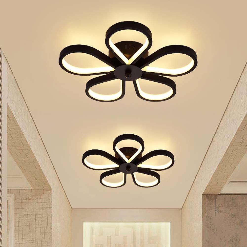 Đèn Trần LED 5 Đầu Màu Đen Cho Phòng Ngủ
