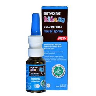 Betadine Kids Cold Defence nasal spray - Xịt mũi trẻ em