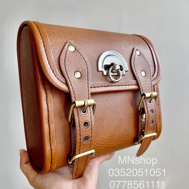 🎵TÚI DA TREO HÔNG XE MÁY