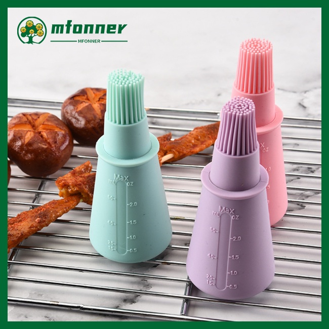 Bình Đựng Dầu Có Cọ Quét Bằng Silicone Tiện Lợi Dành Cho Nhà Bếp