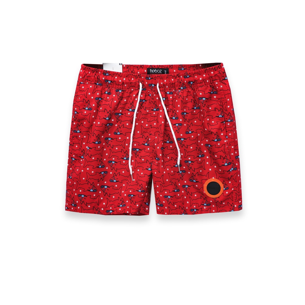 Quần bơi Nam HEBOZ họa tiết độc đáo 7M, đùi bơi đi biển mau khô thoáng khí cao cấp- 00001020