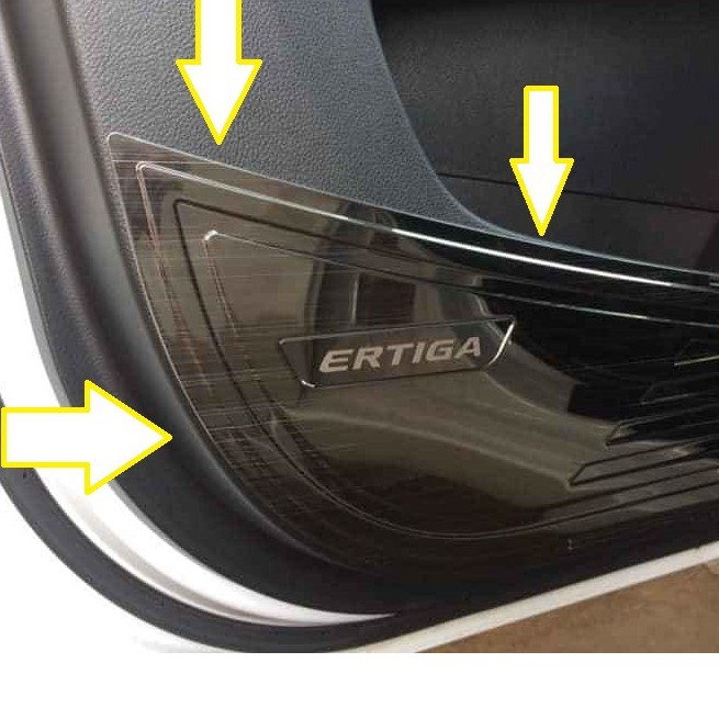 Ốp Tapli và màng loa cánh cửa Xe Suzuki ERTIGA 2019, 2020, 2021, Hàng TiTan Cao Cấp