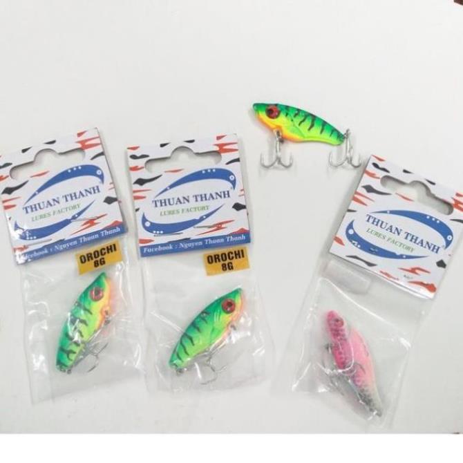 Mồi Câu Lure Cá Sắt Orochi Cá Sắt Câu Lure Lưỡi Bạc Siêu Bén Siêu Nhậy MG4 chuyencacloailuoichim