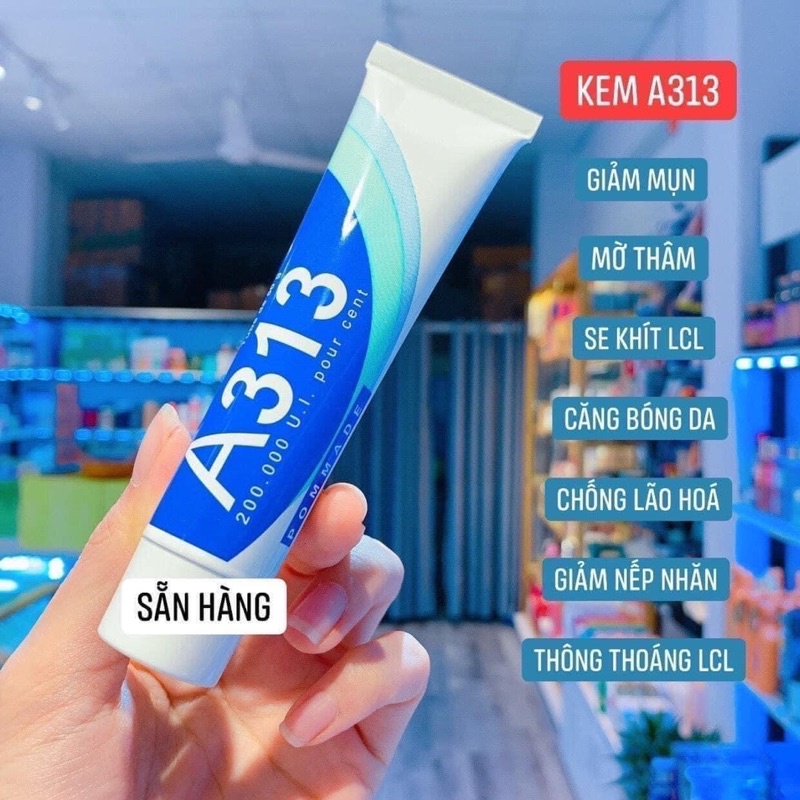 Kem A313 giảm mụn, mờ vết thâm và trẻ hoá da, 50g