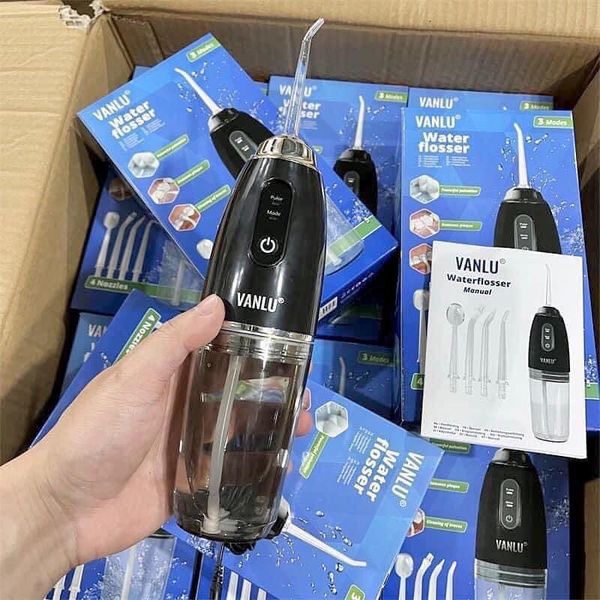 Máy tăm nước Optismile Vanlu hàng xuất Đức hàng chính hãng fullbox phụ kiện BẢO HÀNH 6 THÁNG
