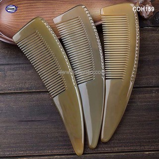 Lược sừng xuất nhật - lược liềm chuôi dày vip - coh159 - horn comb of hahanco