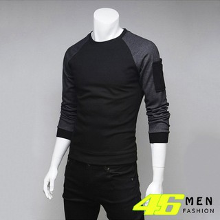 Áo thun nam dài tay, phối màu tay áo cực đẹp MFD022