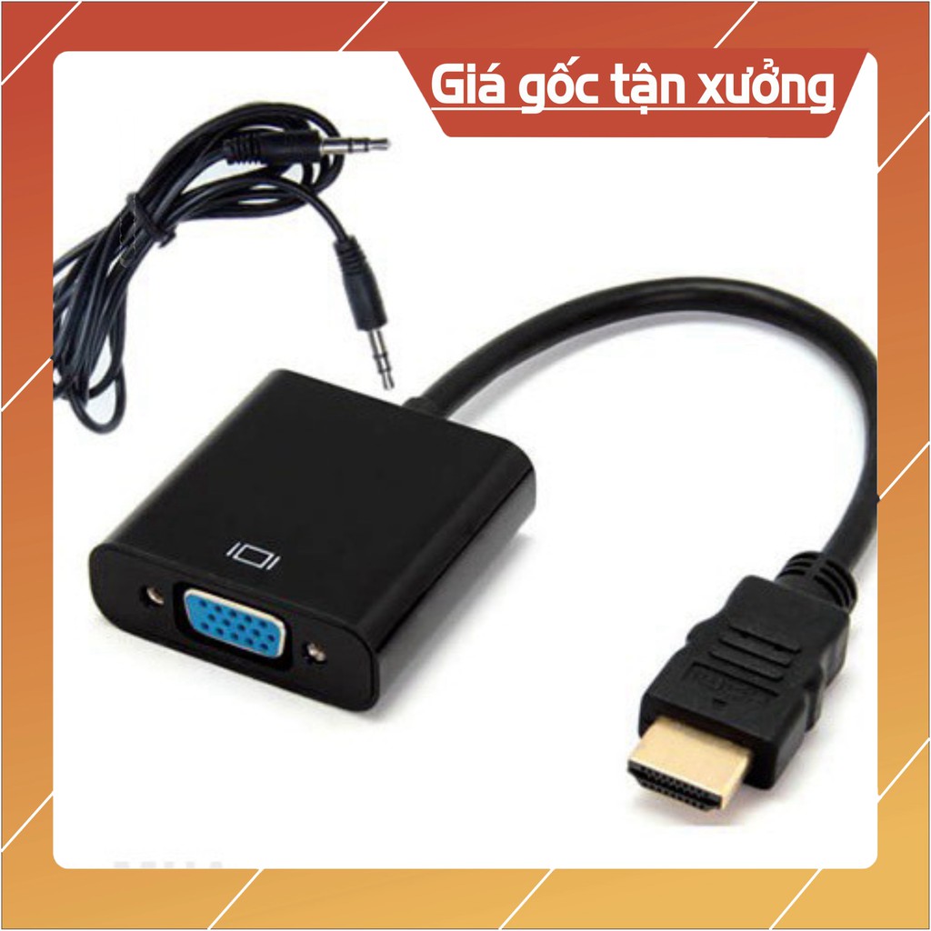 [Giá Gốc] Cáp chuyển đổi HDMI sang VGA, Cáp HDMI to VGA ,dây HDMI to VGA , dây máy chiếu,