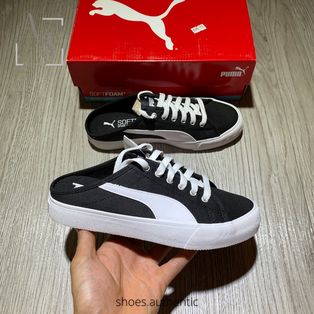 FREESHIP CHÍNH HÃNG Giày thể thao đạp gót PUMA BARI MULE BLACK