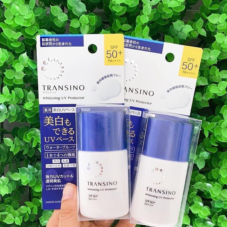 Kem lót trang điểm chống nắng làm trắng da Transino Whitening UV Protector SPF50+PA++++ 30ml - KONNI39 SƠN HÒA