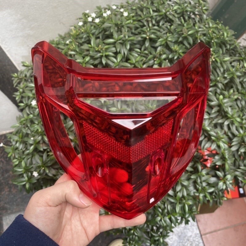 Ốp hậu đèn đuôi đỏ wave 50,100,110cc hàng dày đẹp