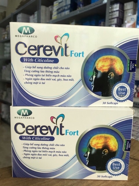 Viên bổ não Cerevit Fote (hộp 30 viên)